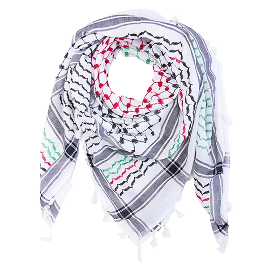 A Case of Al-Nabulsi's Palestinian Flag Kufiya - 12 Kufiyas/Case