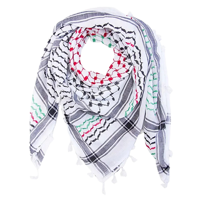 A Case of Al-Nabulsi's Palestinian Flag Kufiya - 12 Kufiyas/Case
