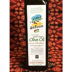 A Case of Zatoun Extra Virgin Olive Oil, 750mL (12 bottles)